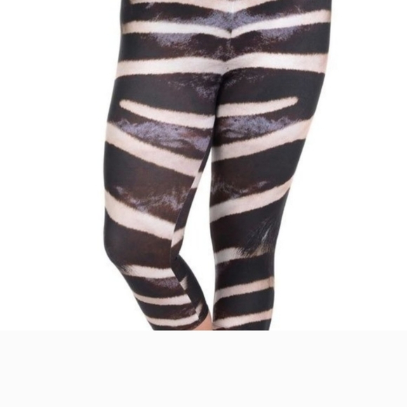 💞Women Zebra and Giraffe🦒 Skin 3D Leggins and Capris💞 - Picture 3 of 4